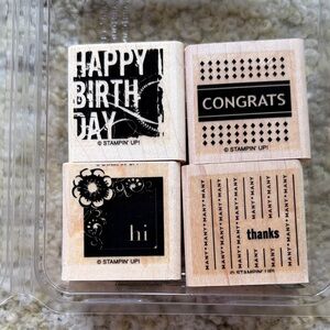 Stampin' Up! Four Square Stamp Set